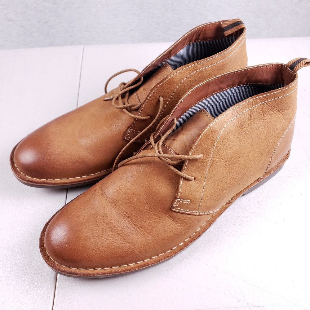 Crown Vintage Shropshire Stitch Down Chukka‎ Boots Mens 13 Brown Leather Desert - Picture 4 of 15